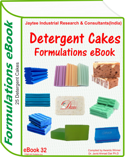 E Books Detergent Cakes Manufacturing Formulations Ebook(Ebook32)