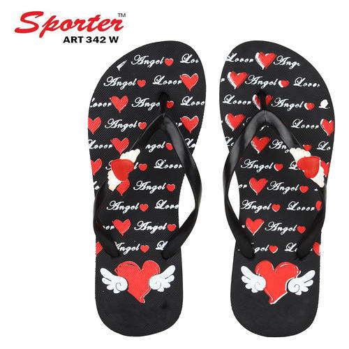 Flip Flop - Eva Material, Women's Size, Black | Comfortable, Durable, Stylish, Lightweight, Flat Sole, Thong Strap