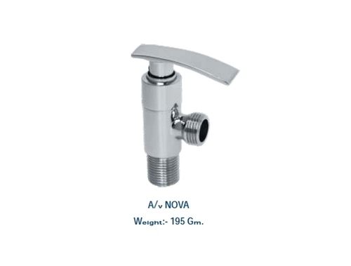 Chrome Plated Brass Angle Cock Nova 195gm