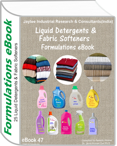 E Books Liquid Detergents & Fabric Softeners Formulations Ebook(Ebook47)