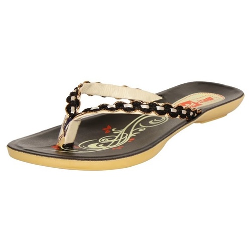 Brown EVA Chain Sandals - Rubber Sole, Synthetic Strap, Lightweight, Breathable, Durable Comfort