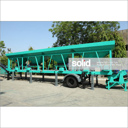 Continuous Asphalt Drum Mix Plant Mobile