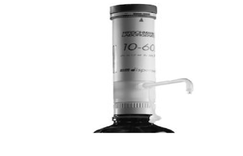 Plastic Hirschmann Bottle Top Liquid Dispenser Fixed Volume