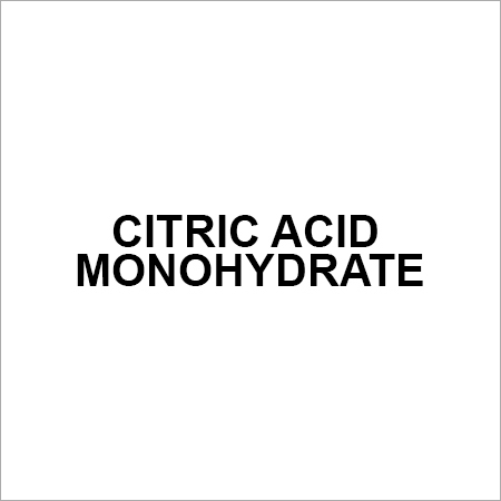 Citric Acid Monohydrate