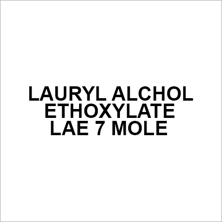 Lauryl Alcohol Ethoxylate LAE 7 Mole