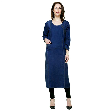 Womens Denim Kurti