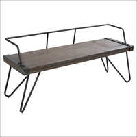 Wooden Iron Bench