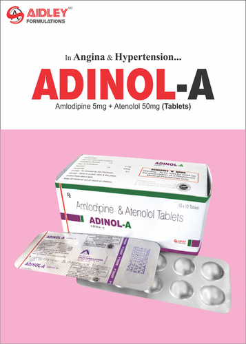 Tablet Amlodipine 5mg + Atenolol 50mg