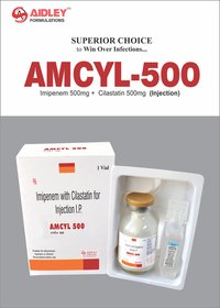 Imipenem 500mg + Cilaotatin 500mg Injection