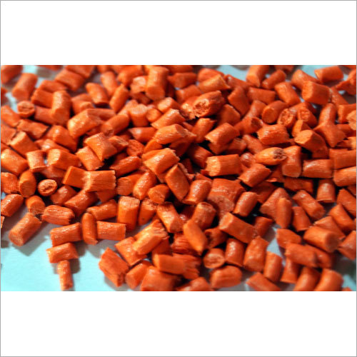 Orange Plastic Granules Orange Plastic Granules