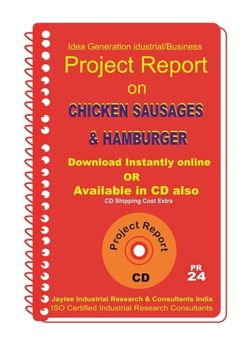 Chicken Sausages and Hamburger manufacturing eBook