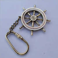 Brass Nautical Key Chain