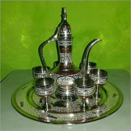 Brass Antique Royal Wine Set