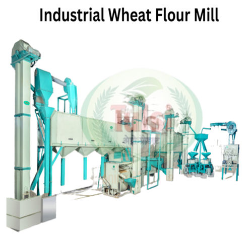 Industrial Wheat Flour Mill Plant - Material: Galvanized Steel