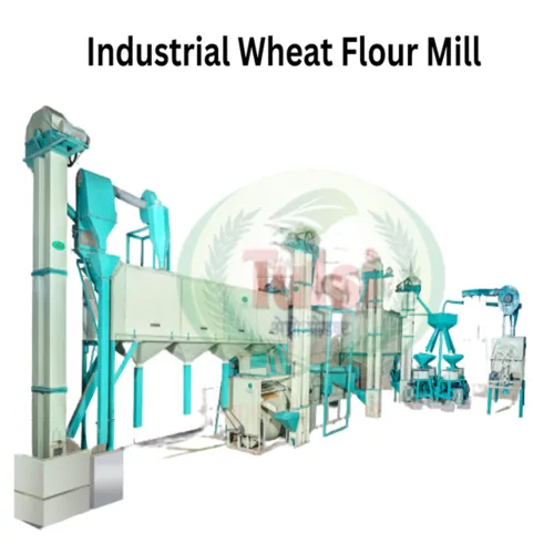 Industrial Wheat Flour Mill Plant - Material: Galvanized Steel