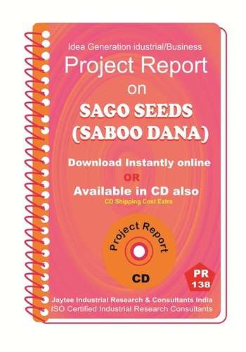 Sago Seeds (Saboo dana) manufacturing Project Report eBook