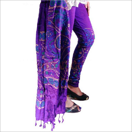 Ladies Block Printed Leggings Dupatta