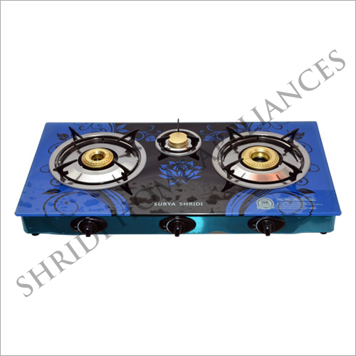 Three Burner Auto Ignition Gas Stove