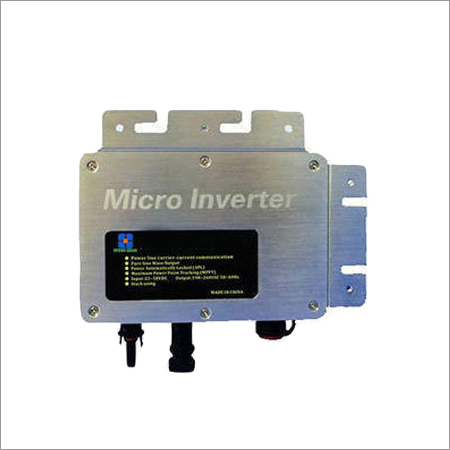 Purple And Silver Solar Micro Inverter