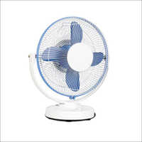 White And Blue Solar Fan