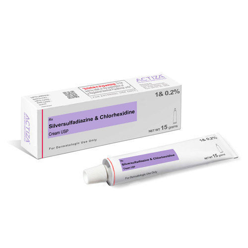 Skin Care Equipment Silversulphadiazine And Chlorhexidine Cream