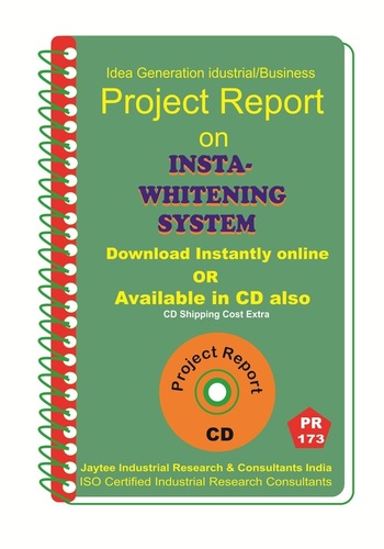 Offset Printing Insta-Whitening System Manufacturing Project Report Ebook