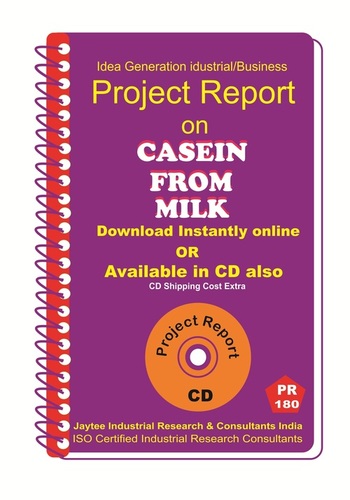 Casein From Milk Manufacturing Project Report eBook