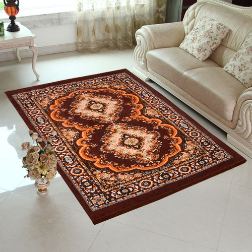 Home Elite Jute Carpet  5x7 feet ,Brown