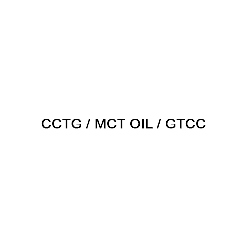 CCTG - MCT Oil - GTCC