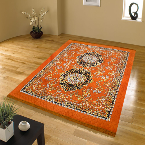 Home Elite Jute Carpet 5x7 feet,Red