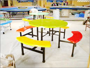 FRP Dining Table Set