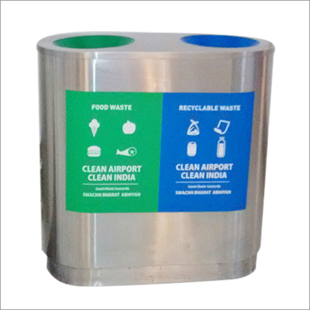 SS 2 in 1 Dust Bin