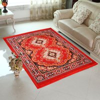 Home Elite Jute Carpet 5x7 feet,Red