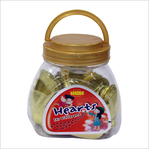 Gold Coin Heart Choco Candy