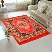Home Elite Jute Carpet 5x7 feet,Red