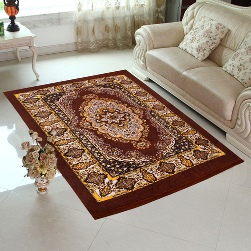 Home Elite Jute Carpet 5x7 feet,Brown
