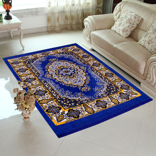 Home Elite Jute Carpet 5x7 feet,Blue