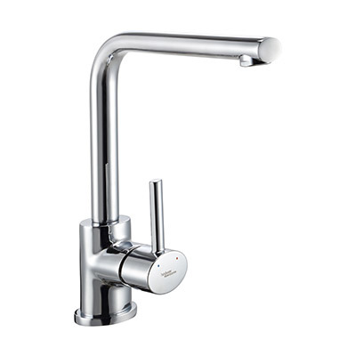 Kitchen Mixer - Wall Mounted, Polished Stainless Steel, 12-Year Warranty, Chrome Finish