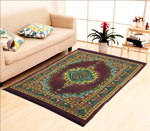 Home Elite Jute Carpet 5x7 feet,Brown
