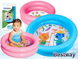 Baby Pool - PVC, 55cm Diameter, Blue | Easy Inflate, Durable Material, Safe & Fun, Compact Storage, Easy Setup