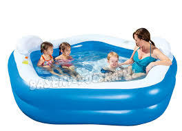 Pool - PVC Material, 10ft x 7ft x 2ft Dimensions, Blue Color | Easy Setup, Durable, Spacious, Safe for Kids, Portable