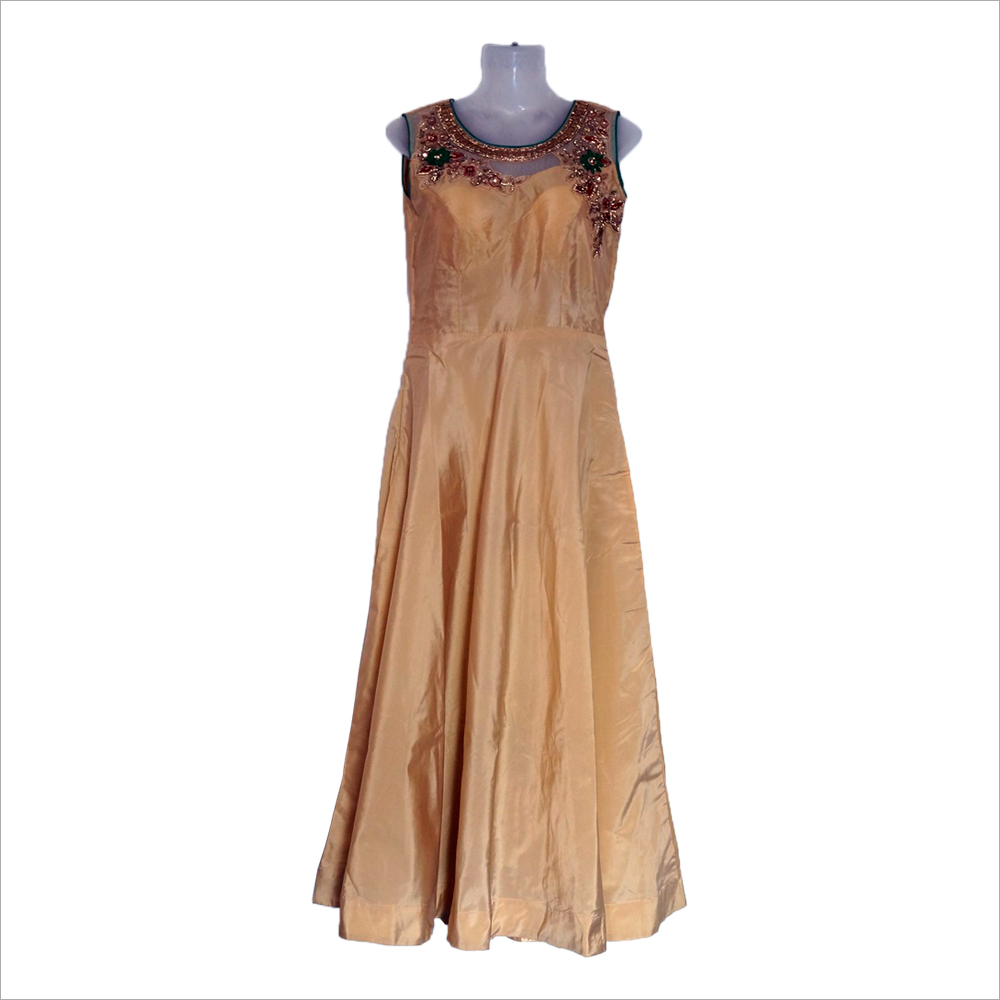 Ladies Sleeveless Long Dress