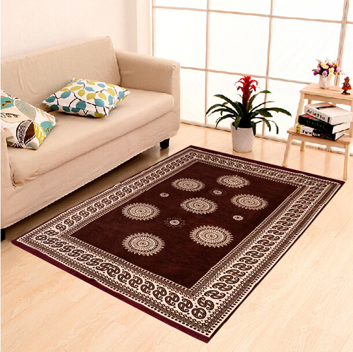 Home Elite Chenille Carpet,5x7 Feet,Mahroon
