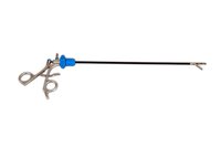 Laparoscopic Graspers - Stainless Steel, 30 Cm Length, 2.5 Cm Jaw Opening, Ratchet Handle, Autoclavable, 100 G Weight | Ideal For Laparoscopic Surgery