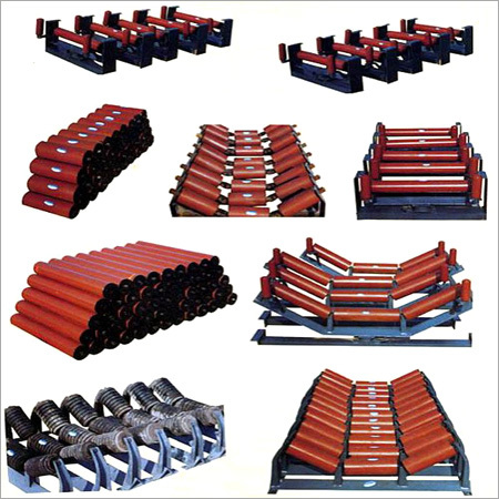 Belt Conveyor Idler - Steel Various Dimensions | Ball Bearing Grease Seal Load Capacity Up to 1000 kg/m Speed Rating Up to 5 m/s Durable Chain Take-up Device