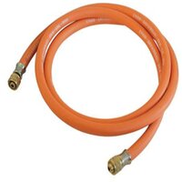 Gas Pipe - High Quality Rubber, Orange Color | Flame Resistant, Abrasion And Temperature Resistant, Secure Gas Connection