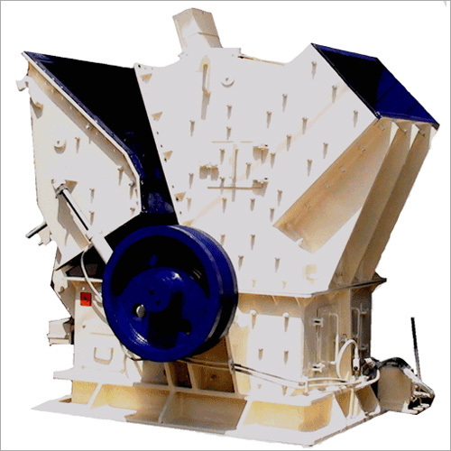 Horizontal Shaft Impactor - Steel, 1400x1425x1350 mm | 25 Hp Motor, 5-25 Ton/hr Capacity, 450-1000 RPM Speed, Cubical Particle Shape