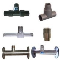 Type of T-FITTINGS for Insertion Paddle Wheel type Velocity Meter