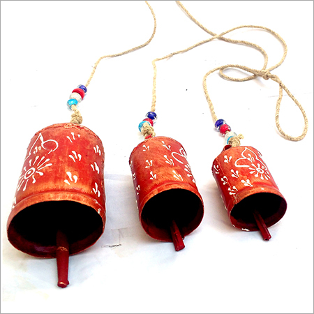 Red Iron Hanging Bell