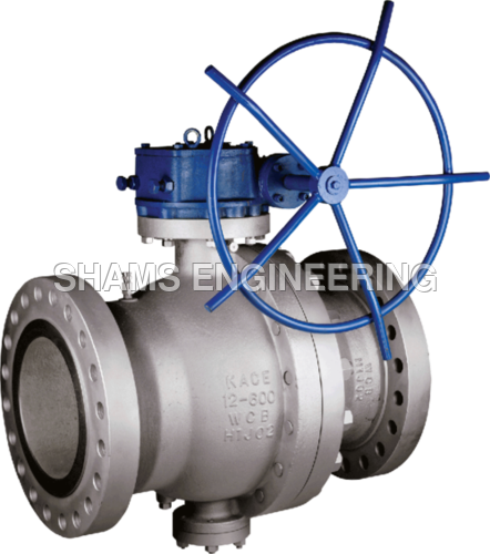 Two Piece Trunnion Ball Valve Application: Oil